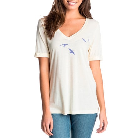 Roxy - Wild Birds HI V-Neck T-Shirt - Short-Sleeve - Women's