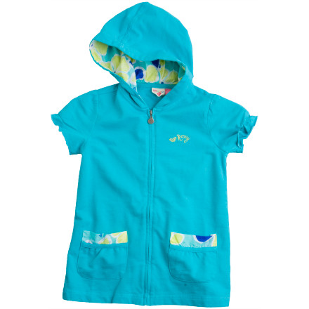 Roxy Get A Clue Full Zip Hoody - Girls'