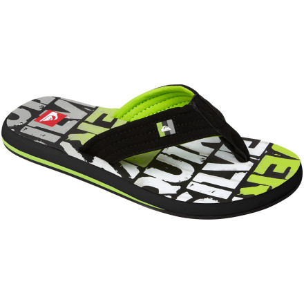 Quiksilver - Foundation Cush Flip Flop - Boys'