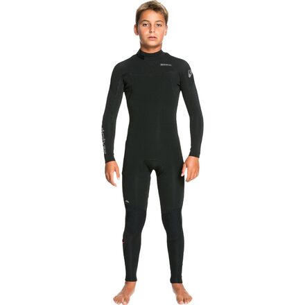Quiksilver - 4/3 Everyday Sessions Back-Zip Wetsuit - Kids' - Black