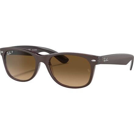 Ray-Ban - New Wayfarer Sunglasses - Matte Brown/Transparent Brown/Gradient Brown Polar