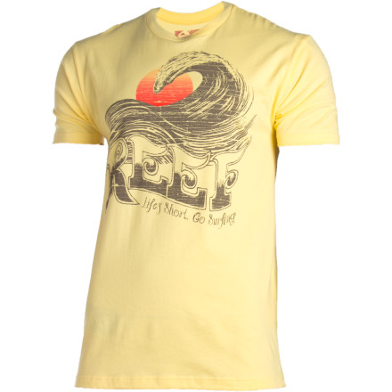 Reef Chocolate Wave Slim T-Shirt - Short-Sleeve - Men's