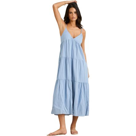 Classic Tiered Midi Dress - Women's