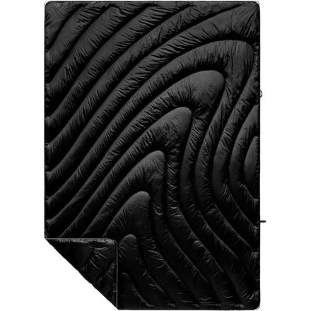 Rumpl - Original Puffy Solid 1-Person Blanket - Black