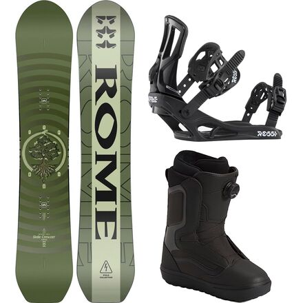 Stale Crewzer Snowboard + Battle Binding + Vans Aura OG Boot