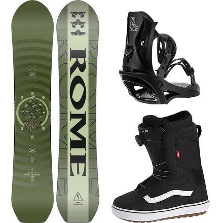 Stale Crewzer Snowboard + Defiance G1 Binding + Aura OG Boot
