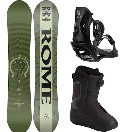 Stale Crewzer Snowboard + Defiance G1 Binding + Aura OG Boot