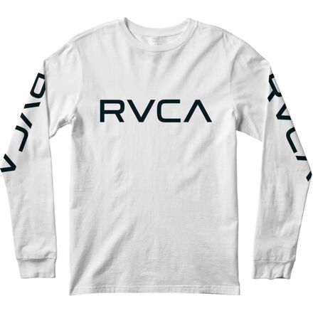RVCA - Big RVCA Long-Sleeve T-Shirt - Men's - White/Black