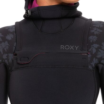 Roxy - 5/4/3mm Swell Series Hooded Chest-Zip GBS Wetsuit - Women's