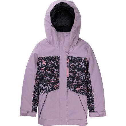 Floral Block Parka - Girls'