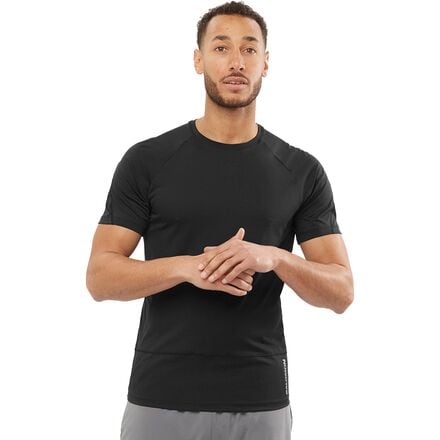 Salomon - Cross Run Short-Sleeve T-Shirt - Men's - Deep Black