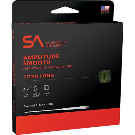 Scientific Anglers - Amplitude Smooth Titan Long Taper Fly Line - Sage/Moss/Dark Olive
