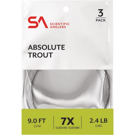 Scientific Anglers - Absolute Trout - 9' - 3 Pack - Clear
