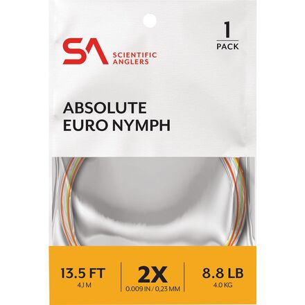 Scientific Anglers - Absolute Euro Nymph - White/Orange/Green