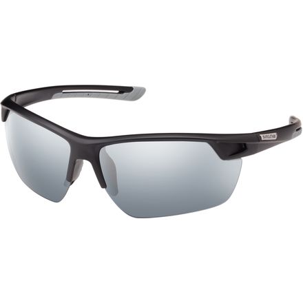 Suncloud Polarized Optics - Contender Polarized Sunglasses - Matte Black/Silver Mirror