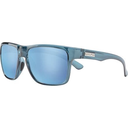 Suncloud Polarized Optics - Rambler Polarized Sunglasses - Matte Crystal Marine/Polar Aqua Mirror