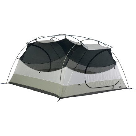 Sierra Designs - Zia 3 Tent with Footprint and Gear Loft: 3-Person 3-Season