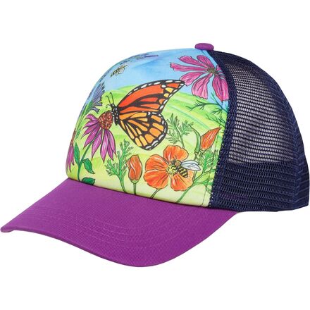 Sunday Afternoons - Artist Series Cooling Trucker Hat - Kids' - Butterfly and Bees