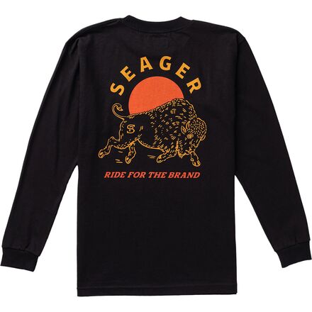 Seager Co. - Ride for the Brand Long-Sleeve T-Shirt - Men's - Black
