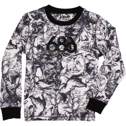 686 Howl Base Layer Top Boys