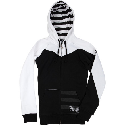 686 Contrast Full Zip Hooded Sweatshirt Womens