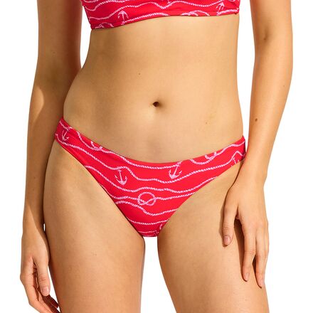 Seafolly - Set Sail Hipster Bikini Bottom - Women's - Chilli Red