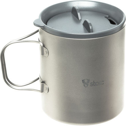 Stoic - Ti Double Wall Mug w/Lid - 600ml