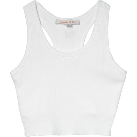 Solow Rib Racerback Midi Bra - Women's