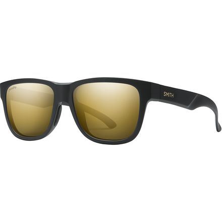 Smith - Lowdown Slim2 ChromaPop Polarized Sunglasses - Matte Black Gold/Black Gold Polarized