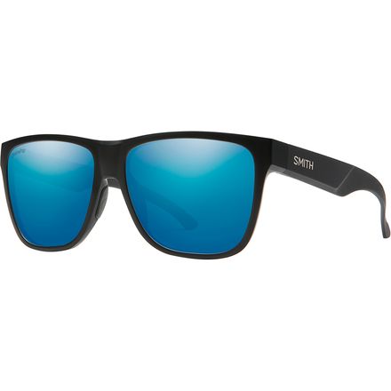 Smith - Lowdown XL 2 ChromaPop Polarized Sunglasses - Matte Black/Blue Mirror Polarized