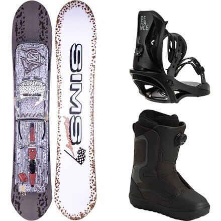 Nub Snowboard + Defiance G1 Binding + Vans Aura OG Boot