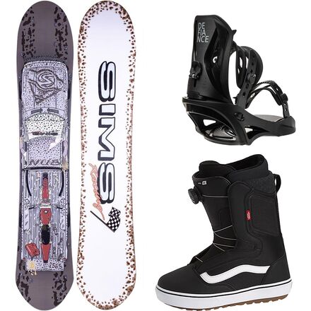 Nub Snowboard + Defiance G1 Binding + Vans Aura OG Boot