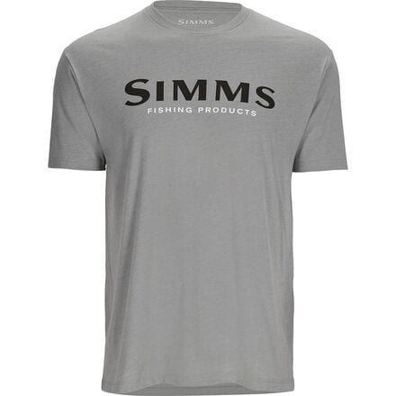 Simms - Simms Logo T-Shirt - Men's - Cinder Heather