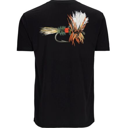 Simms - Royal Wulff Fly T-Shirt - Men's - Black