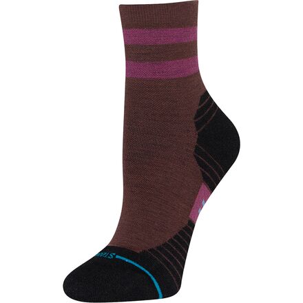 Stance - Light Wool Quarter Sock - Dark Brown
