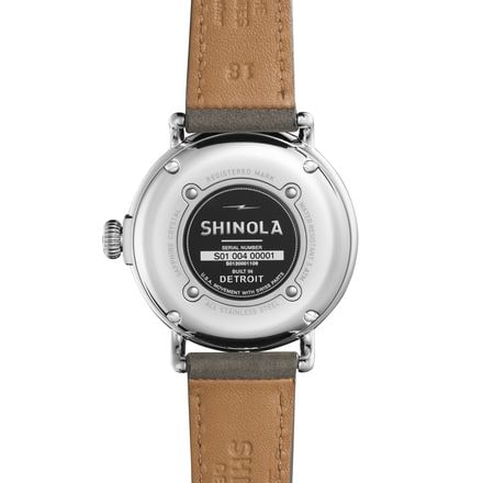 Shinola - Runwell Coin Edge 38mm Leather Watch