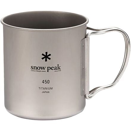 Snow Peak - Titanium Single Wall Cup 450 - Stainless