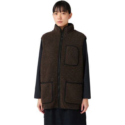 Recycled Wool Boa Vest