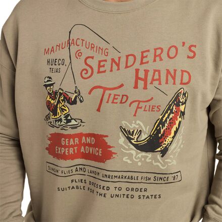 Sendero Provisions Co. - Hand Tied Flies Sweatshirt - Men's