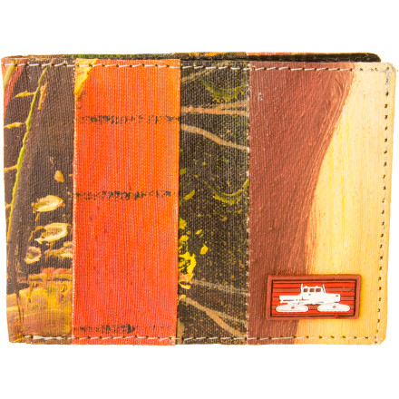 Spacecraft Bob Ross Bi fold Wallet Mens