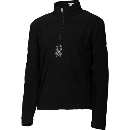 Spyder Chloe Dry WEB T Neck Top Girls Spyder Chloe Dry WEB T Neck Top Girls