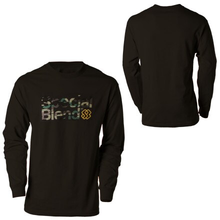 Special Blend - Camo Stacked Wordmark T-Shirt Long-Sleeve - Men's