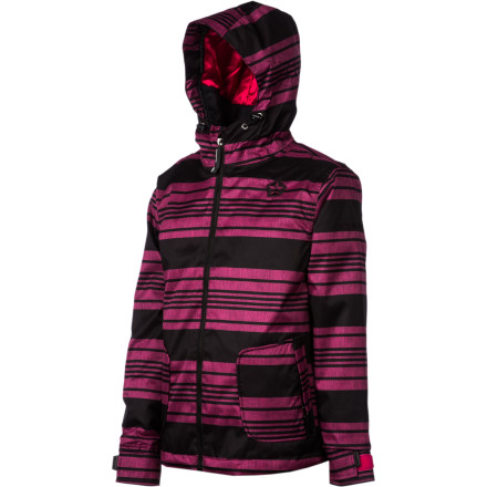 Sessions - Munchie Heather Stripe Snowboard Jacket - Girls'