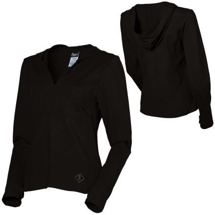 Stonewear Designs Lola Hooded Shirt Long Sleeve Womens