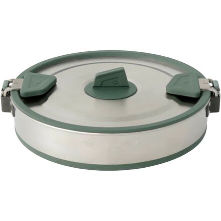 Sea To Summit - Detour Stainless Steel Collapsible 3L Pot - Laurel Wreath Green