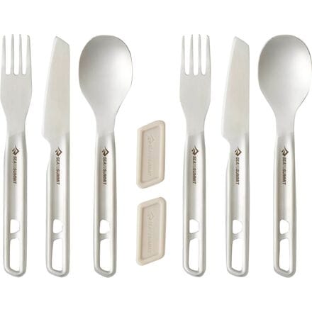 Sea To Summit - Detour Stainless Steel Cutlery 6-Piece Set - 2 Person - One Color
