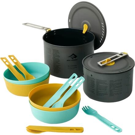 Sea To Summit - Frontier UL Two Pot 14-Piece Multi-Cook Set - 4 Person - One Color