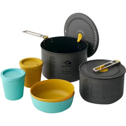 Sea To Summit - Frontier UL Two Pot 6-Piece Multi-Cook Set - 2 Person - One Color