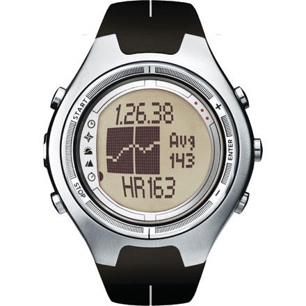 Suunto - X6HRM Stainless Steel Heart Rate Monitor Watch