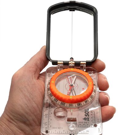 S.O.L Survive Outdoors Longer - Sighting Compass + Mirror